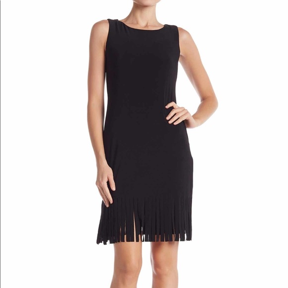 NWT! Bebe Laser Cut Fringe Dress size 12 - Picture 1 of 5
